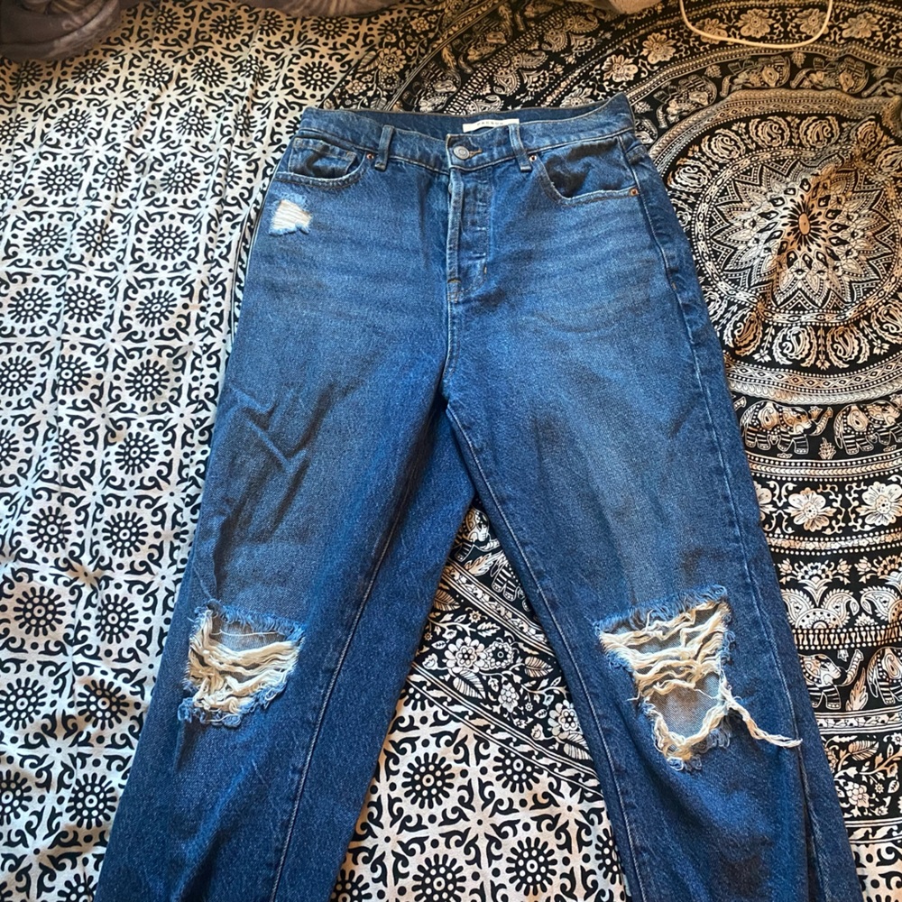 Pac sun high rise straight jeans size 25